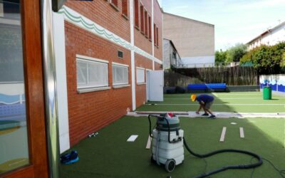 Actividades patio Gimnàs Pantiquet en Mollet, para ponernos en forma con medidas de seguridad
